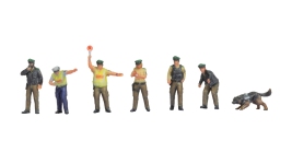 NOCH 44010 - Z - Polizisten in grüner Uniform